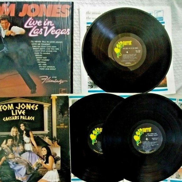 Tom Jones-Help Yourself, Fever Zone, Tom, Live-Las Vegas, Caesars Palace 5 LPs - Picture 13 of 14